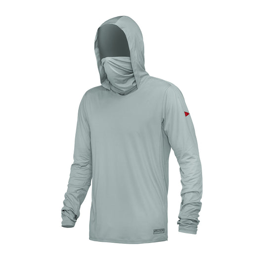  BRK Mens Long Sleeve Hoodie Fishing Shirt UPF 30 Sun Protection  Gray Doodles S : Clothing, Shoes & Jewelry
