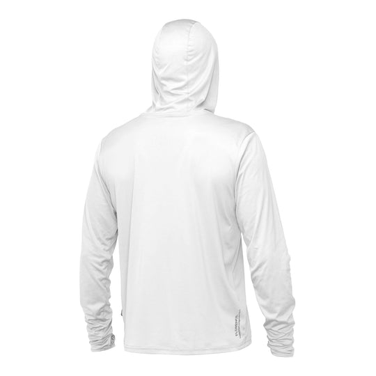 Sun Pro Long Sleeve Crossover Hooded UPF Shirt Florence Marine X