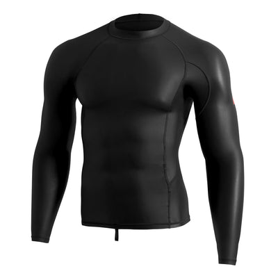 Color:Black-Florence Windshield Long Sleeve Rashguard