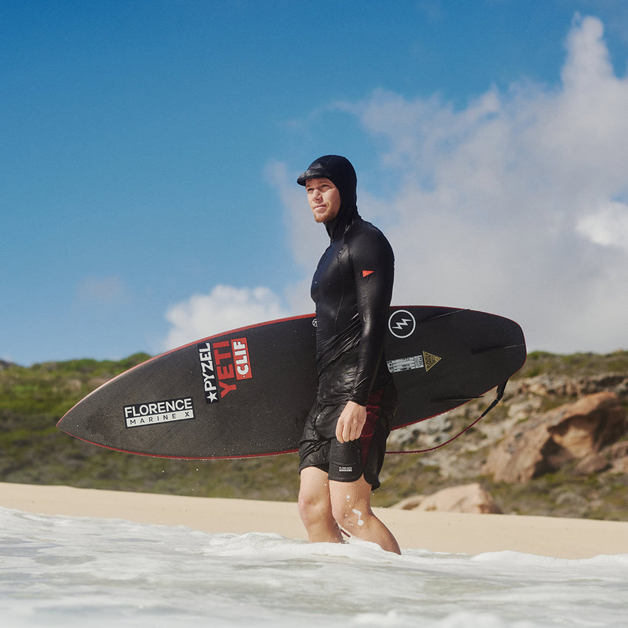 Men's long sleeve hooded rash guard store