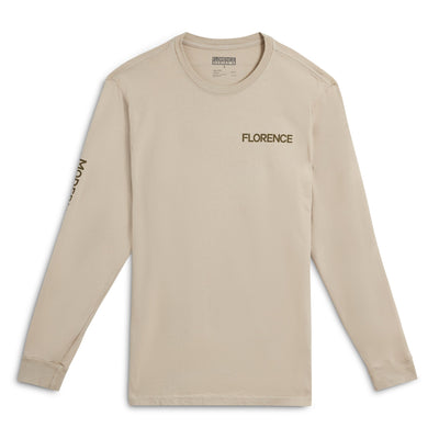 Color:Tan-Florence Long Sleeve T-Shirt