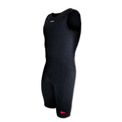 Color:Black-Florence Aeroshield Impact Short John Wetsuit