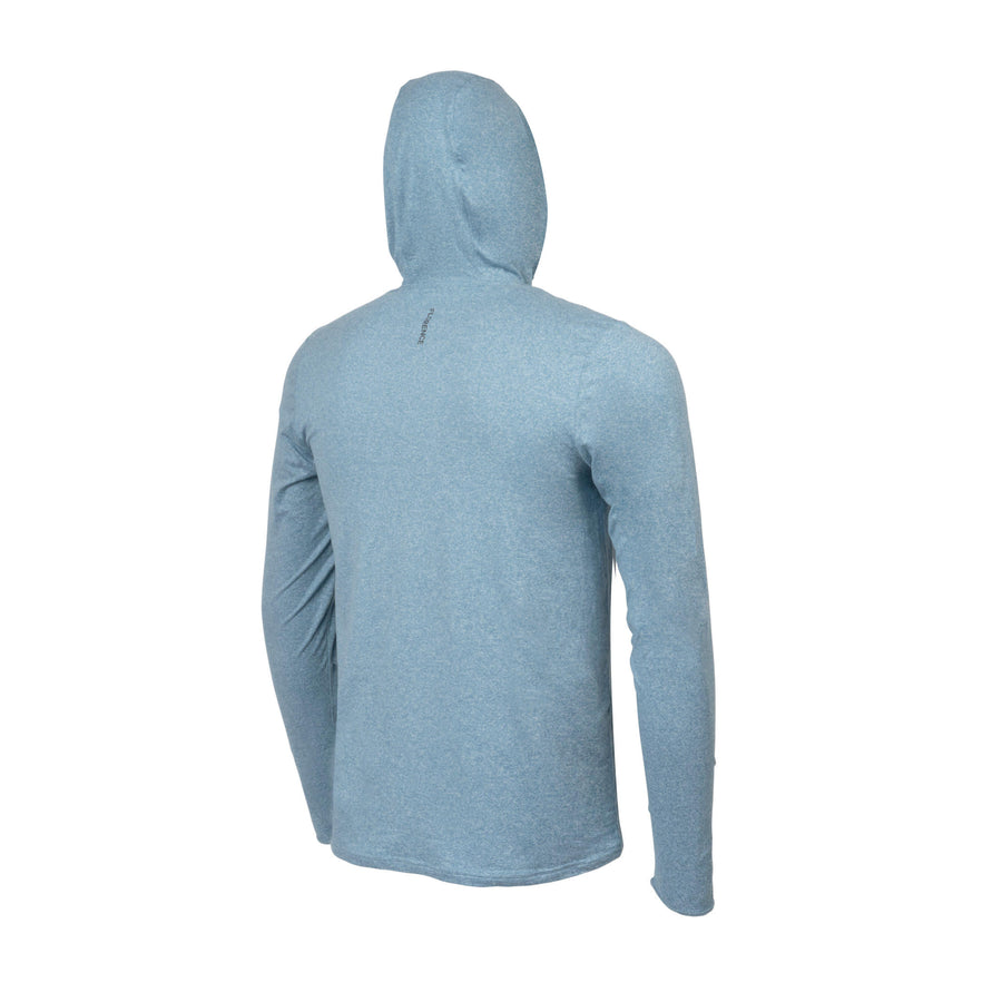 Sun Pro Adapt Long Sleeve Hooded UPF Shirt Heather Thyme / S